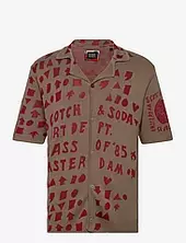 Jacquard Knitted Shirt Scotch & Soda Brown