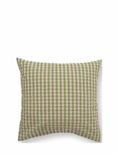 Bæk&bølge Pillowcase 63x60 Cm Green/soft Pink Dk Juna Green