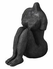 Art Piece Sitting Woman Mette Ditmer Black