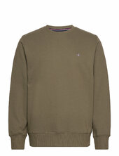 Reg Shield C-neck Sweat Gant Khaki