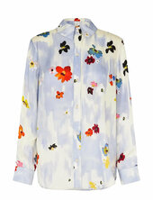 2263 Dry Viscose, Long Sleeve Shirt Stine Goya Blue