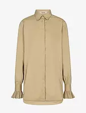 Enola Fancy Shirt Mos Mosh Beige