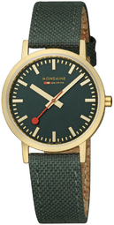 Mondaine Dameur A660.30314.60sbs Classic Grøn/læder Ø30 Mm