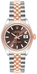Rolex Dameur 279171-0017 Lady-datejust 28 Brun/18 Karat Rosa Guld