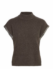 Dante6-meloe Sleeveless Chain Sweater Dante6 Brown