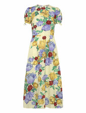 Flowered Cotton Midi Dress Stella Nova Patterned