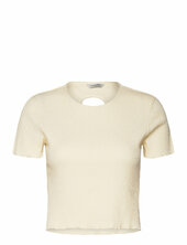 Tree Cropped Tee Holzweiler Yellow