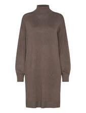 Srlea Rollneck Dress Knit Soft Rebels Brown