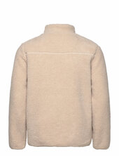 Teddy Fleece Zip Sweat - Grs/vegan Knowledge Cotton Apparel Beige