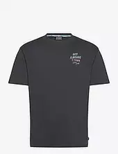 Relaxed-fit Front And Back Artwork T-shirt Scotch & Soda Black