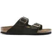 Sandaler Birkenstock Arizona Sf Suede Leather Narrow - Mocha