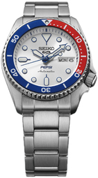 Seiko 5 Sports Herreur Srpl99k1 Sølvfarvet/stål Ø38 Mm