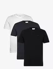 3-pack Tee With Flag Print S/s Lindbergh Black