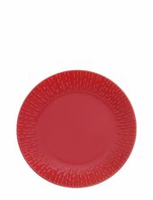 Confetti Dessert Plate W/relief 1 Pcs Giftbox Aida Red