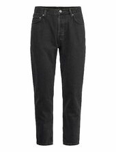 Barrel Relaxed Tapered Jeans Weekday Black