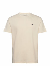 Texture Ss T-shirt Gant Cream