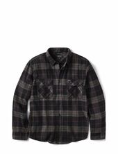 Bowery L/s Flannel Brixton Grey