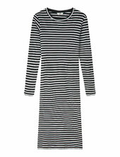 2x2 Cotton Stripe Duba Dress Mads Nørgaard Blue