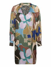 Amalia Short Dress Odd Molly Patterned