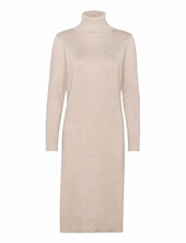 Milasz Roll Neck Long Dress Saint Tropez Beige