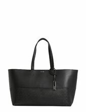 Ck Mixmedia Shopper_mono Calvin Klein Black