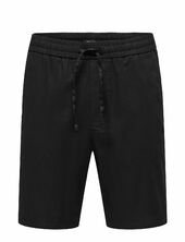 Onslinus 0007 Cot Lin Shorts Noos Only & Sons Black