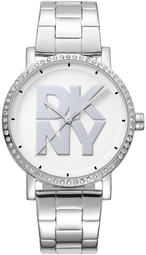 Dkny Dameur Dk1l035m0045 Soho Logo Sølvfarvet/stål Ø36 Mm