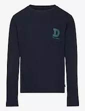Printed Waffle Longsleeve Tom Tailor Navy