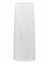 Gzizza Linen Mw Skirt Gestuz White