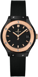 Hublot Dameur 581.co.1181.rx Classic Fusion Sort/gummi Ø33 Mm