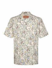 Mmgjoel Leaf Ss Shirt Mos Mosh Gallery Cream