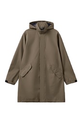 H2o - Regnjakke - Rømø Logo Lw Rain Long Jacket 3553 - Dusty Oak