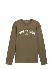 Printed Longsleeve Tom Tailor Khaki