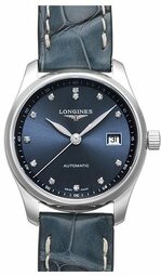 Longines Dameur L2.257.4.97.0 Master Blå/læder Ø29 Mm