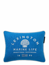 Marine Life Organic Cotton Canvas 40x30 Pillow Lexington Home Blue