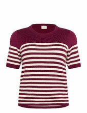 Kclizzy Striped Pullover Kaffe Curve Burgundy