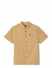 Cru Oxford Stripe S/s Wvn Brixton Yellow