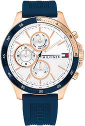 Tommy Hilfiger Herreur 1791778 Hvid/gummi Ø46 Mm