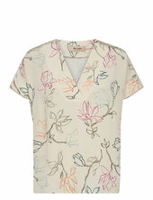 Mmmargie Leavy Blouse Mos Mosh Cream