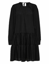 Slfamaya Ls Short Dress Selected Black