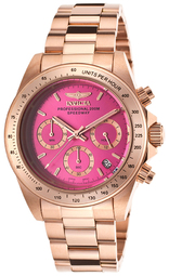 Invicta Dameur 16657 Speedway Rosa/rosaguldtonet Stål Ø41 Mm