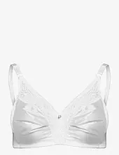 Glitter,soft Bra White Abecita White