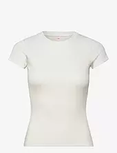 Top Ss Rib Crew Hunkemöller White