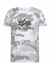Basic T-shirt Camo Alpha Industries White