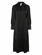 Yaspella Ls Long Dress S. Noos Yas Black