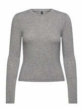 Vmannie Ls O-neck Top Jrs Noos Vero Moda Grey