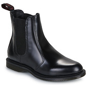 Støvler Dr. Martens Flora Boot Blk Smooth