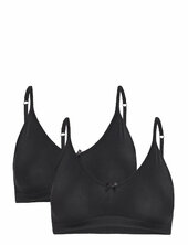Little Wonder Seamless Top 2-pack Abecita Black