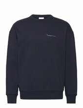 Loose Fit Sweat Owl Chill Camp Prin Knowledge Cotton Apparel Navy