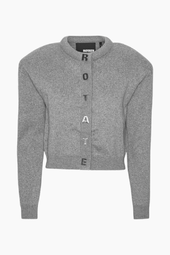 Firm Knit Cardigan - Monument - Rotate - Grå L